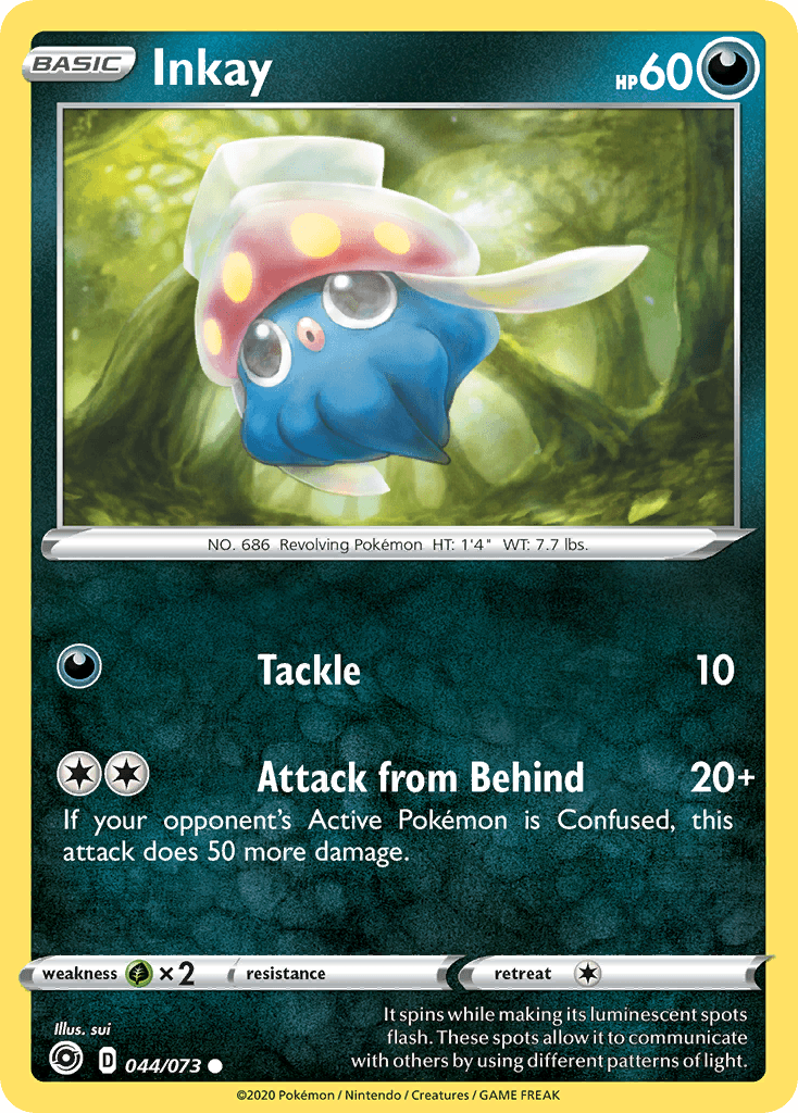 Inkay Champion's Path card