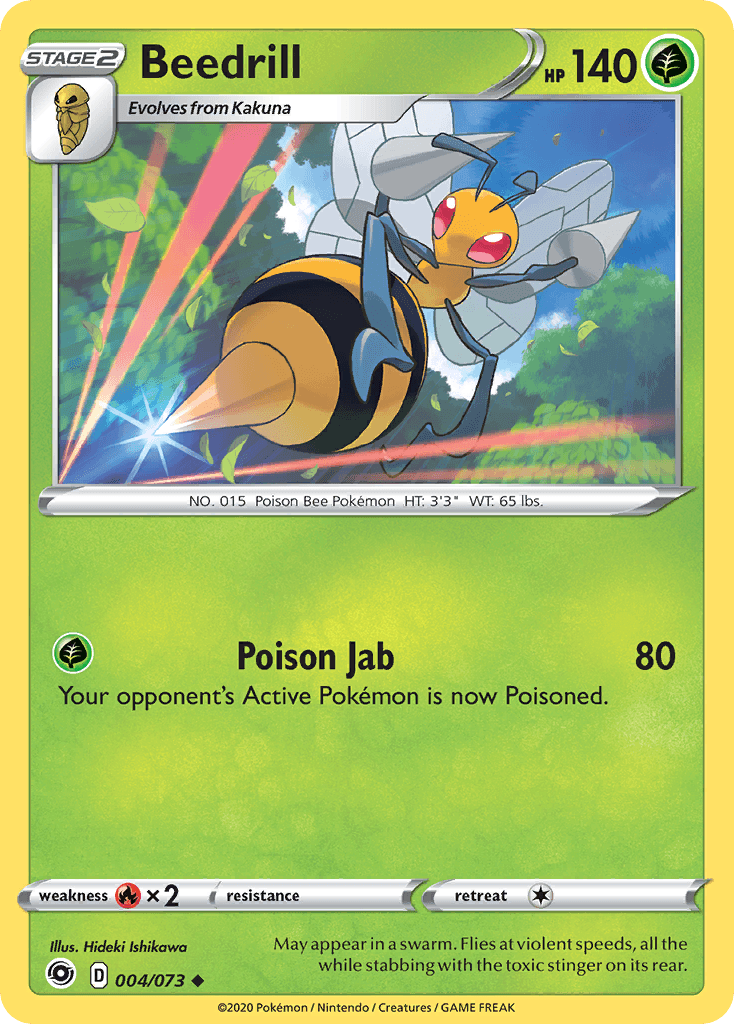 Beedrill Champion's Path card