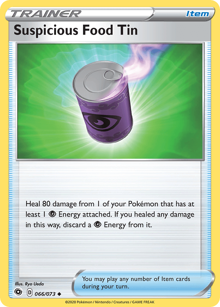 Suspicious Food Tin Champion's Path card