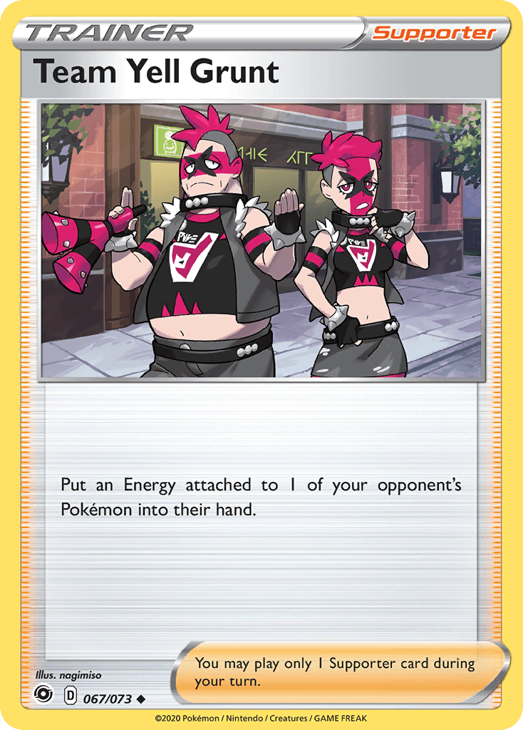 Team Yell Grunt Champion's Path card