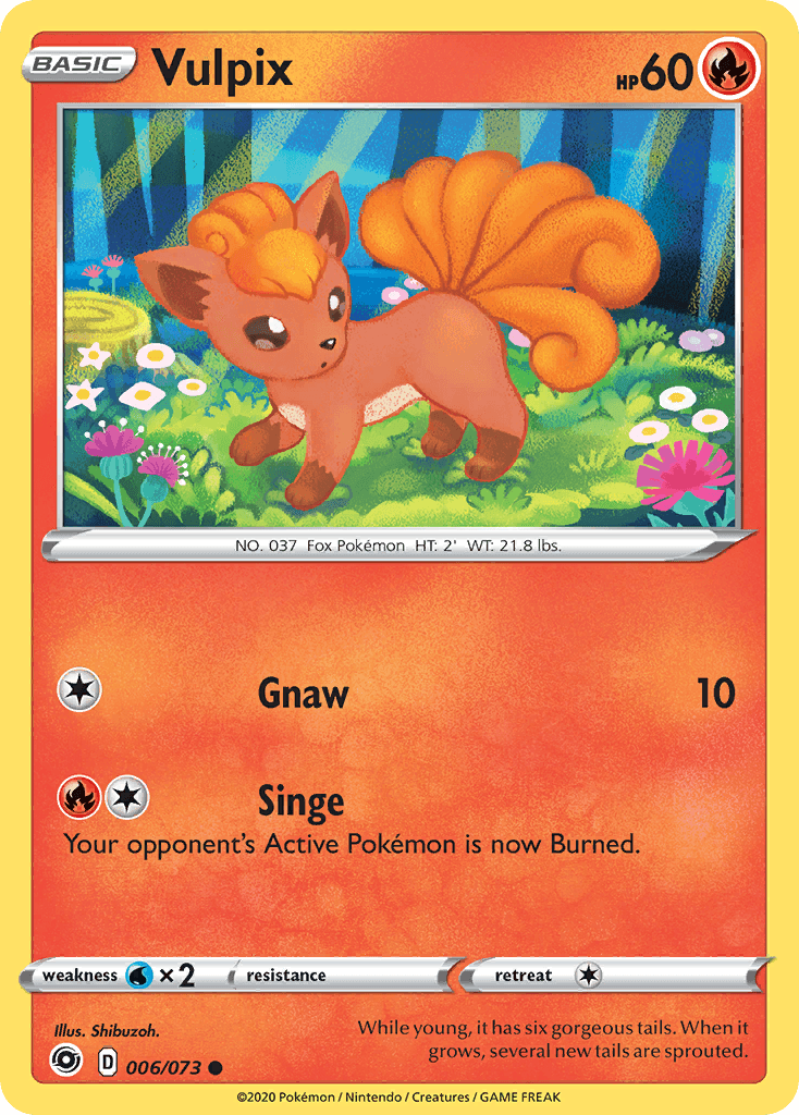Vulpix Champion's Path card