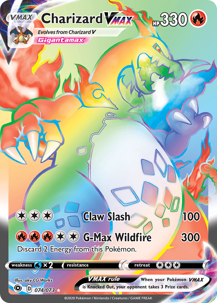 Charizard VMAX Champion's Path card
