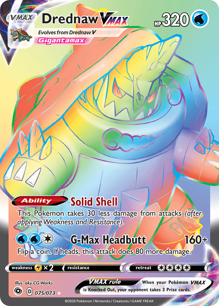 Drednaw VMAX Champion's Path card