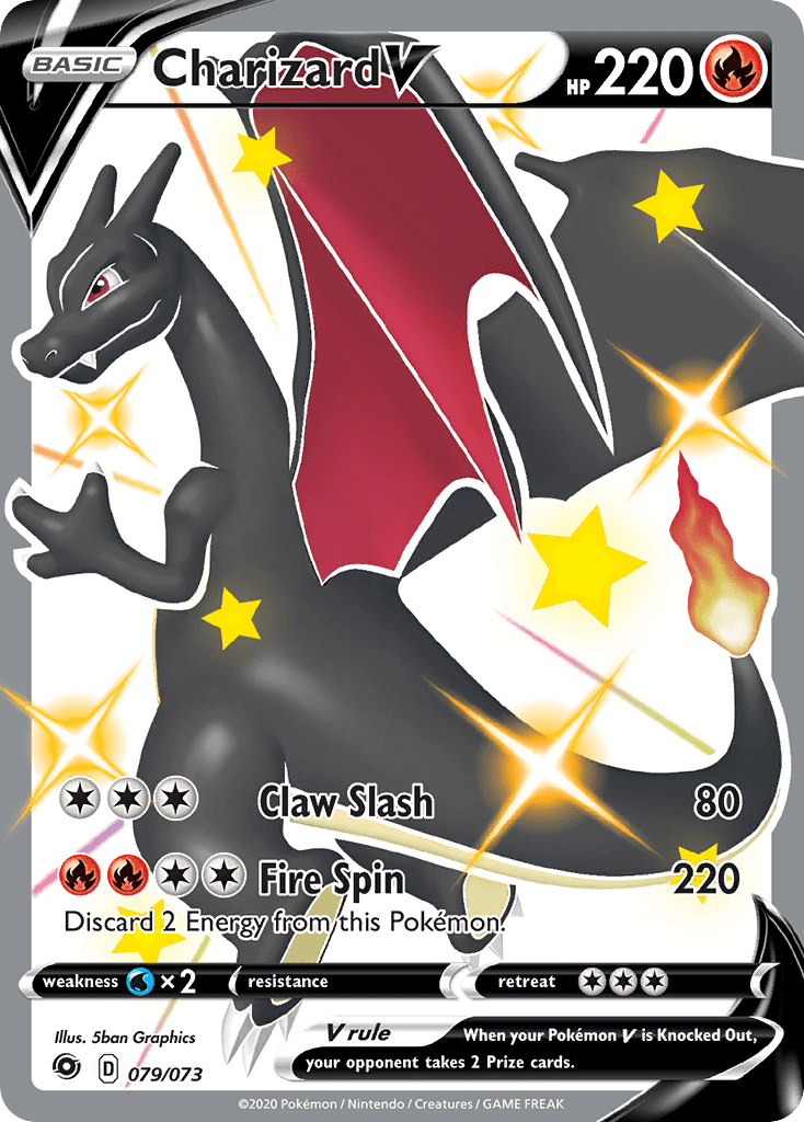 Charizard V Champion's Path card