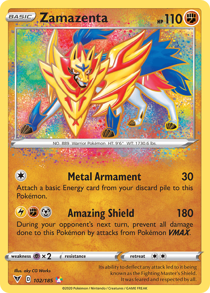 Zamazenta Vivid Voltage card