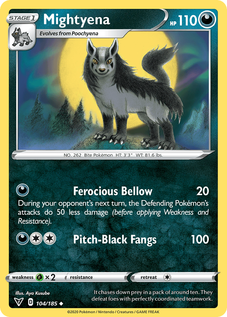 Mightyena Vivid Voltage card
