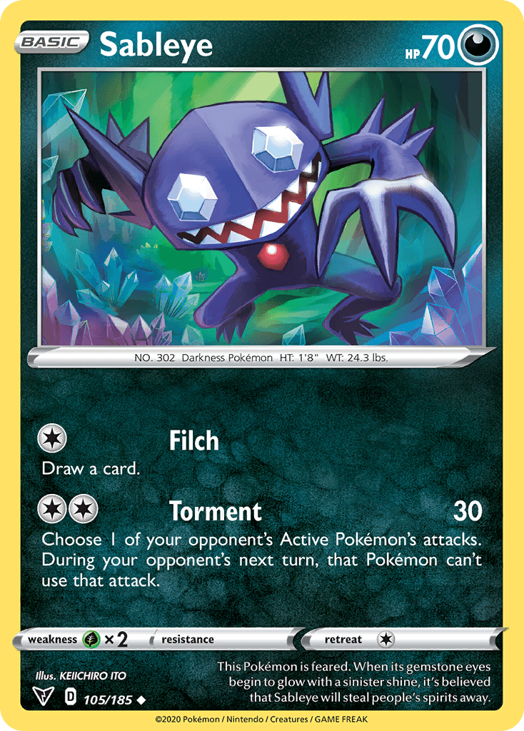 Sableye Vivid Voltage card