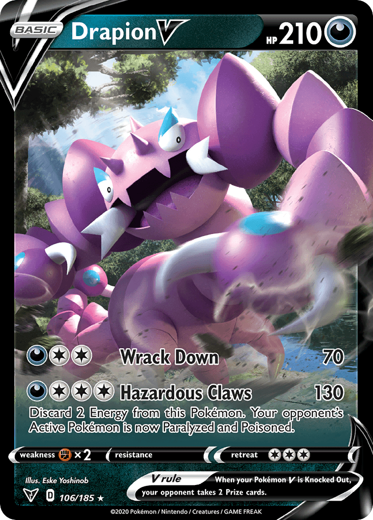 Drapion V Vivid Voltage card