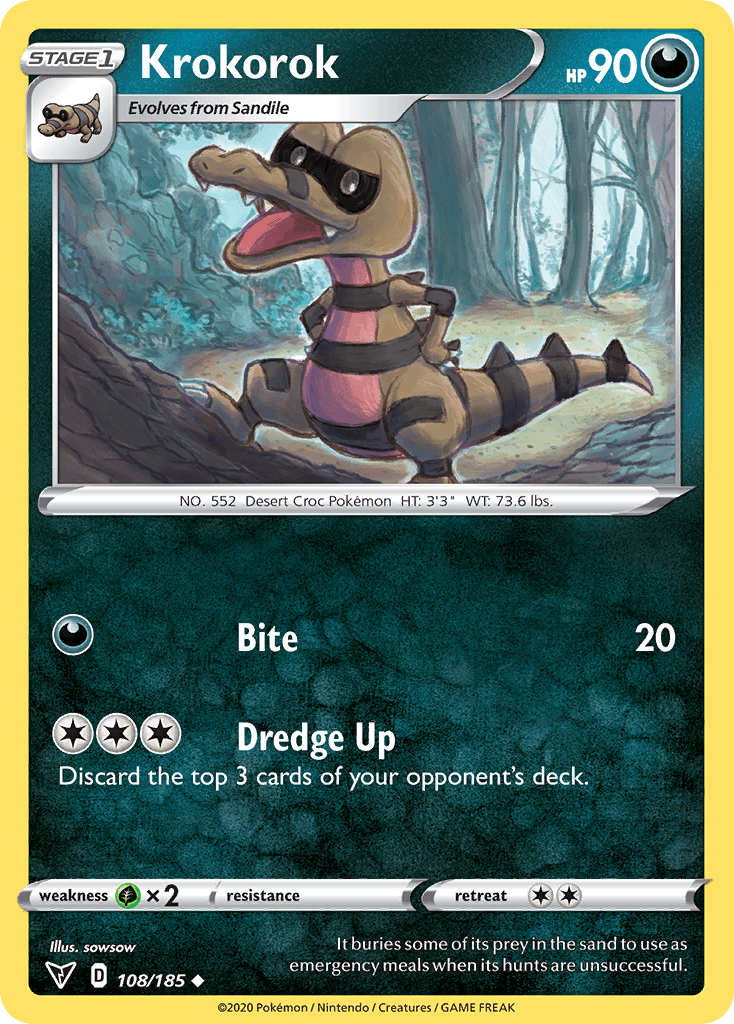 Krokorok Vivid Voltage card