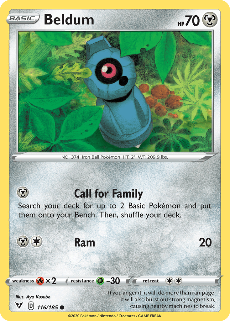 Beldum Vivid Voltage card