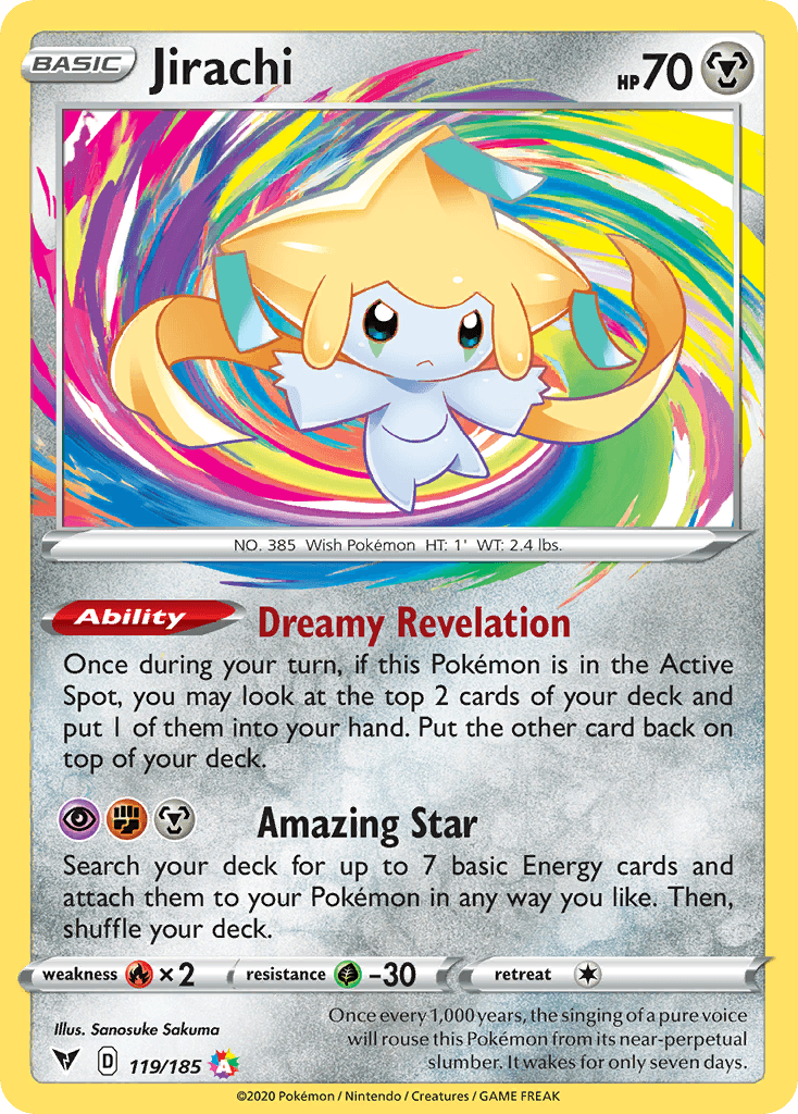 Jirachi Vivid Voltage card