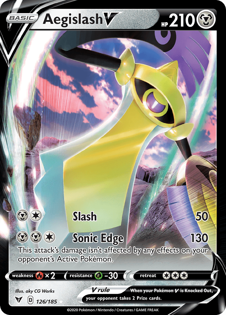 Aegislash V Vivid Voltage card