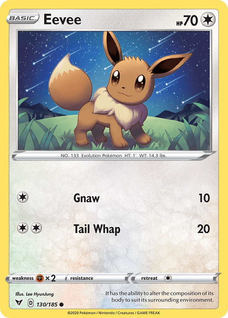 Eevee Vivid Voltage card