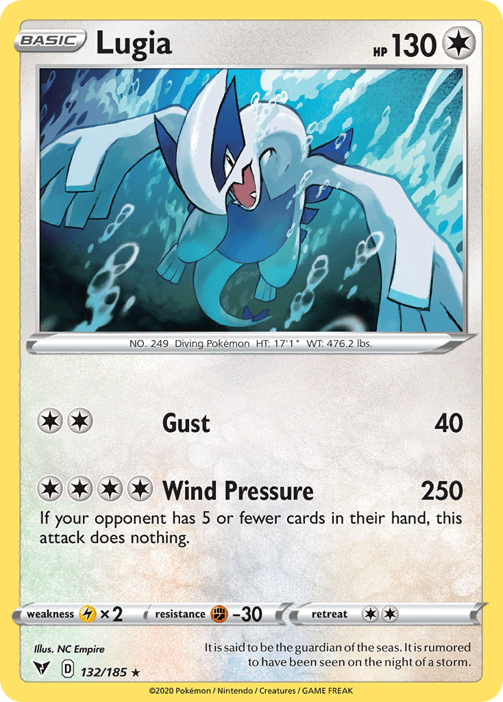 Lugia Vivid Voltage card