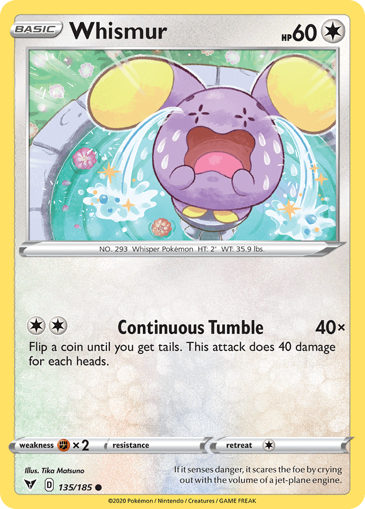 Whismur Vivid Voltage card