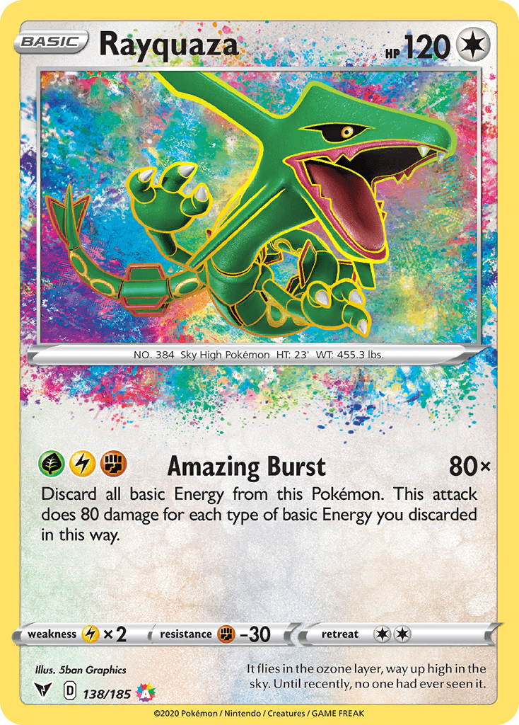 Rayquaza Vivid Voltage card
