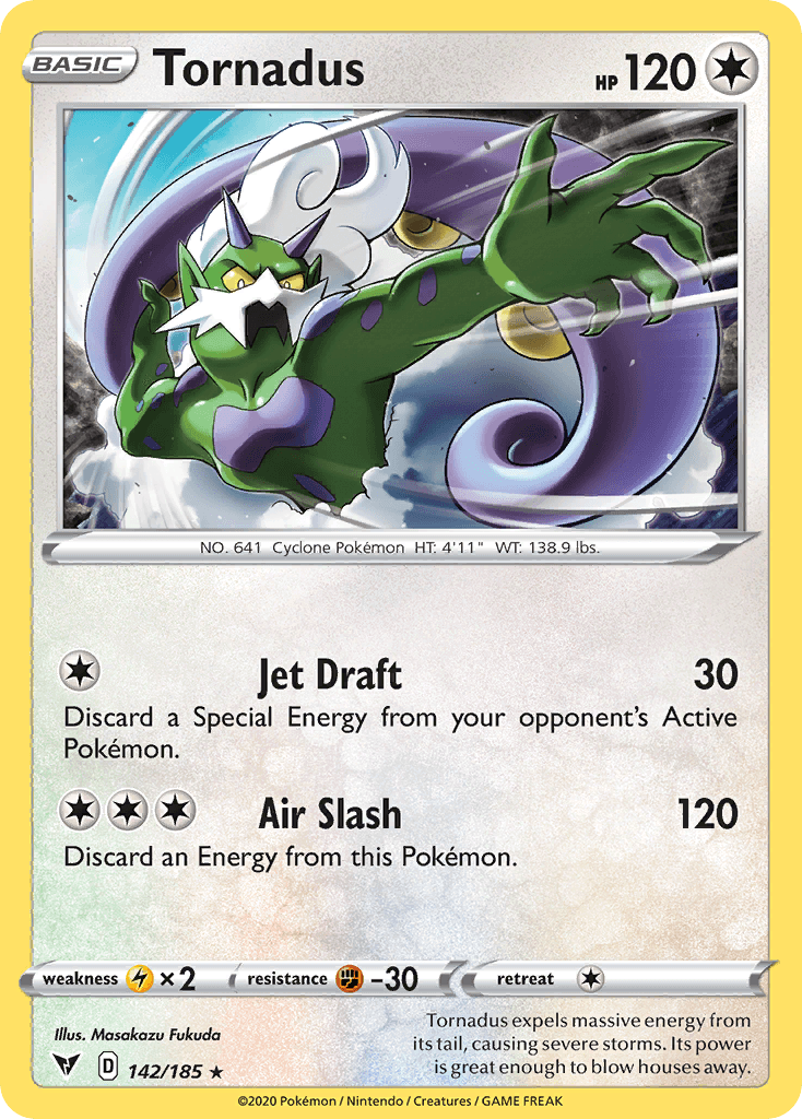 Tornadus Vivid Voltage card