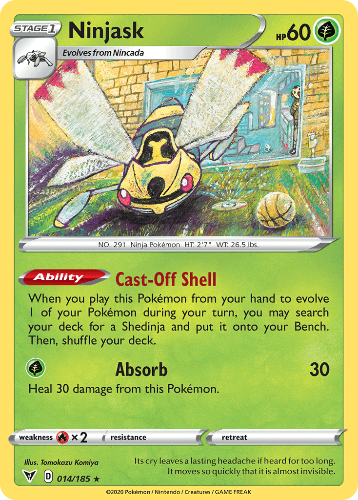 Ninjask Vivid Voltage card