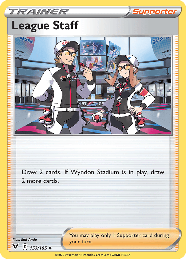 League Staff Vivid Voltage card