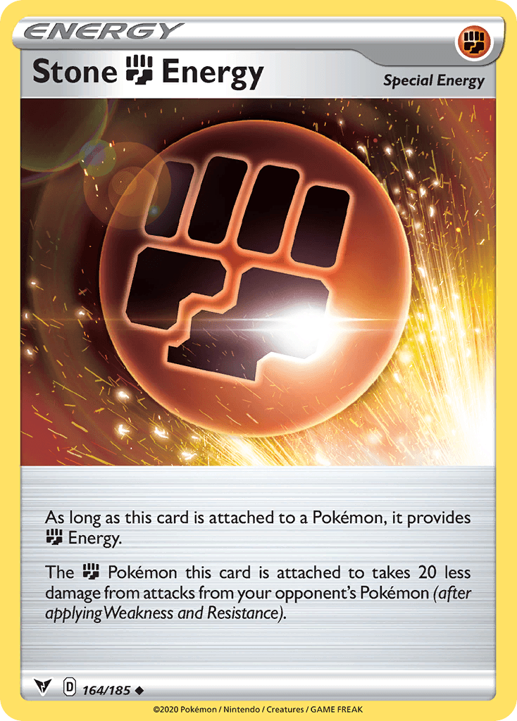 Stone Fighting Energy Vivid Voltage card