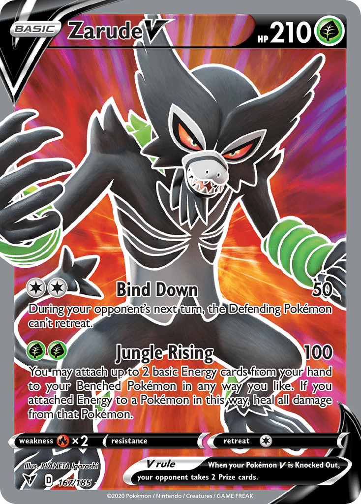 Zarude V Vivid Voltage card
