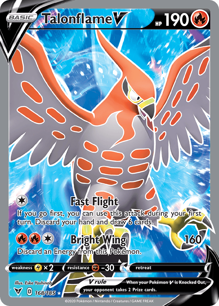 Talonflame V Vivid Voltage card