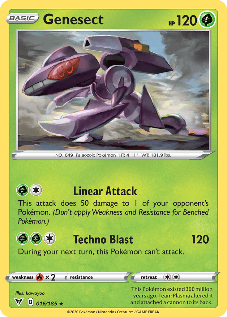 Genesect Vivid Voltage card