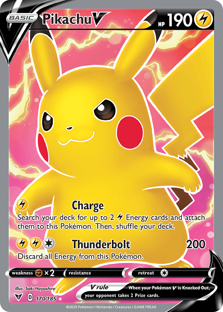 Pikachu V Vivid Voltage card