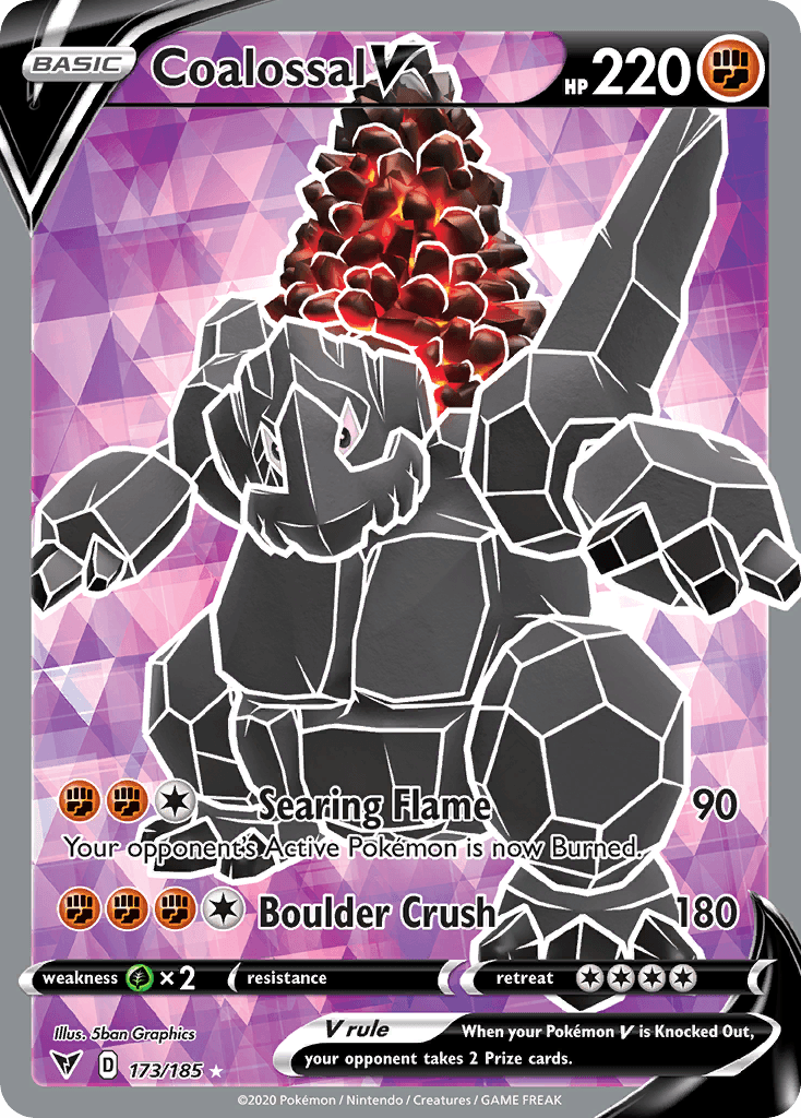 Coalossal V Vivid Voltage card