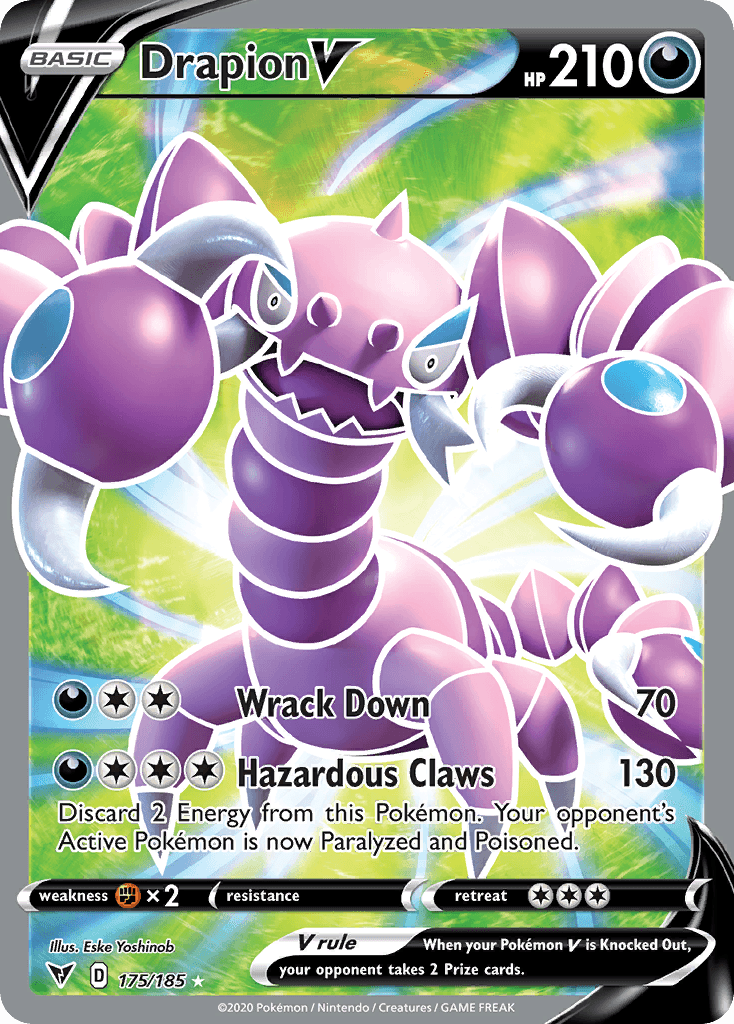 Drapion V Vivid Voltage card