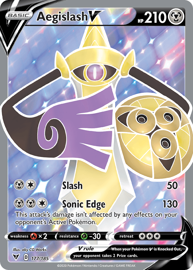 Aegislash V Vivid Voltage card