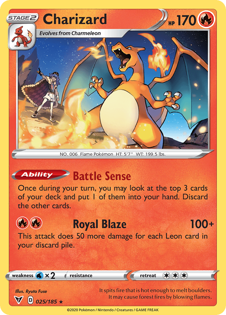 Charizard Vivid Voltage card