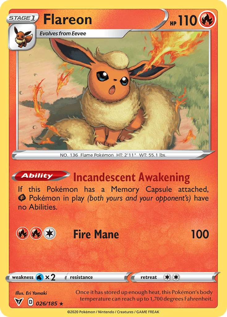 Flareon Vivid Voltage card