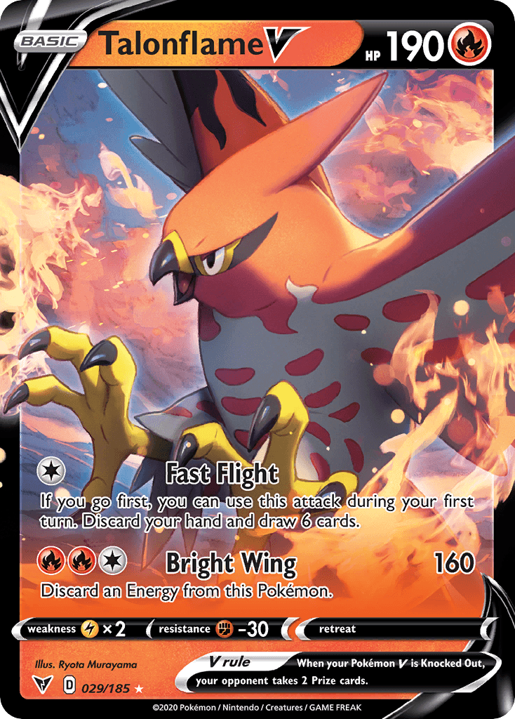 Talonflame V Vivid Voltage card