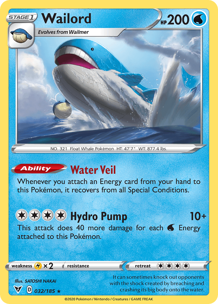 Wailord Vivid Voltage card