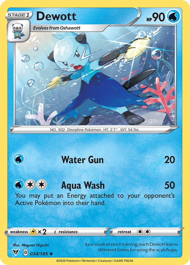 Dewott Vivid Voltage card