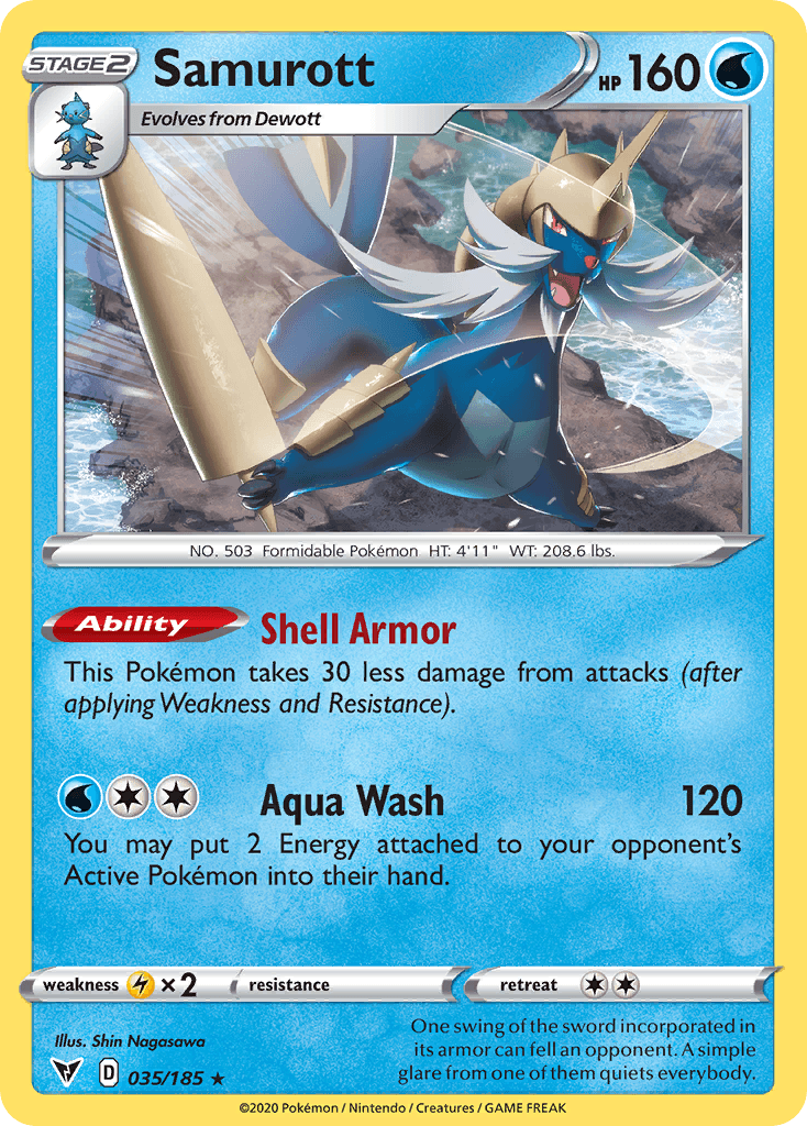 Samurott Vivid Voltage card