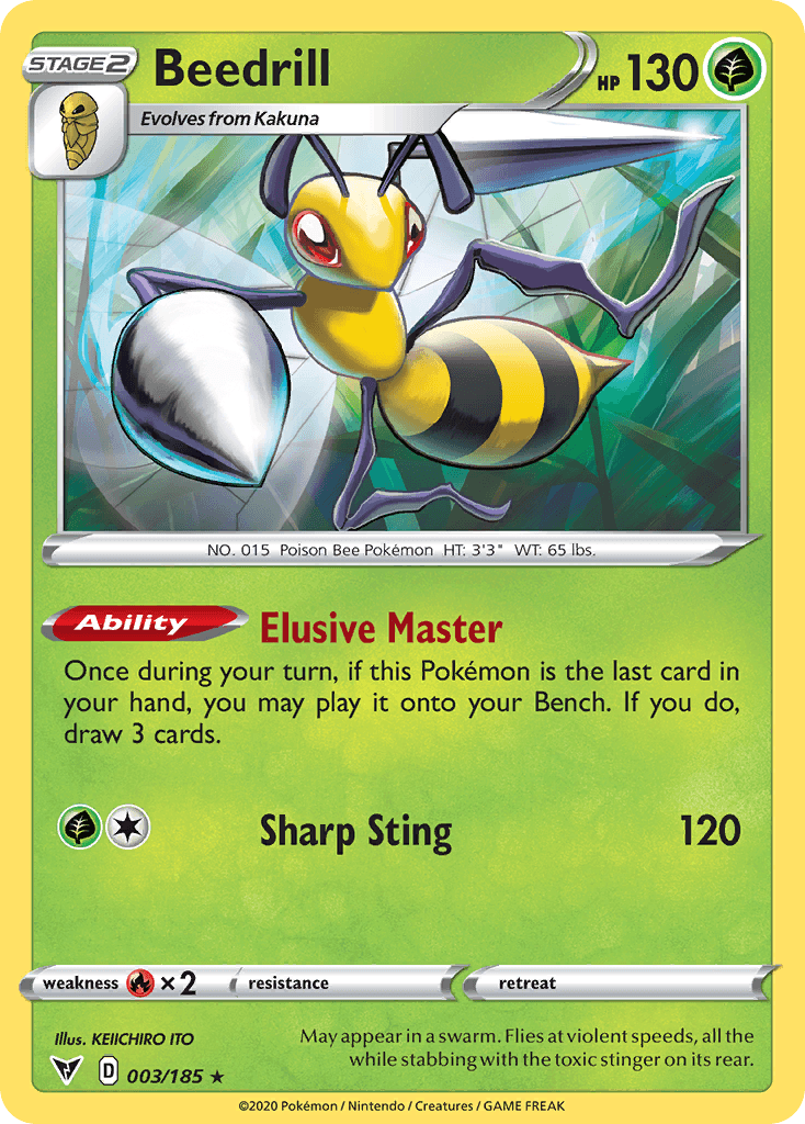Beedrill Vivid Voltage card