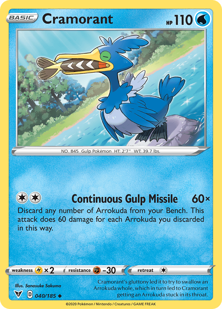Cramorant Vivid Voltage card