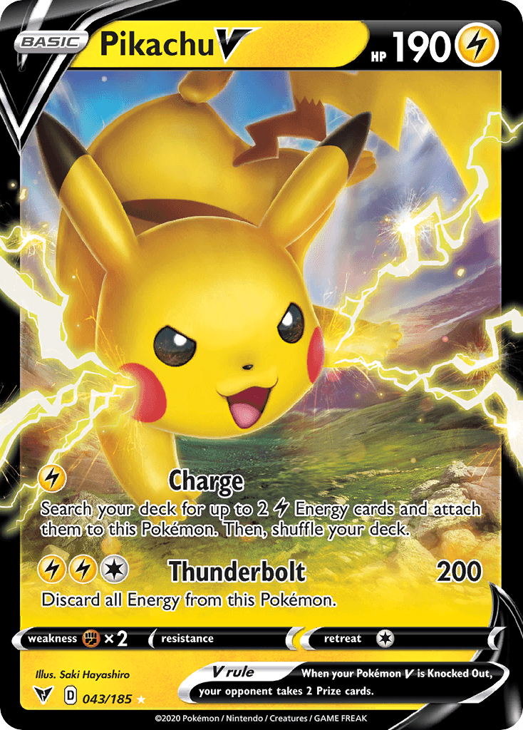 Pikachu V Vivid Voltage card