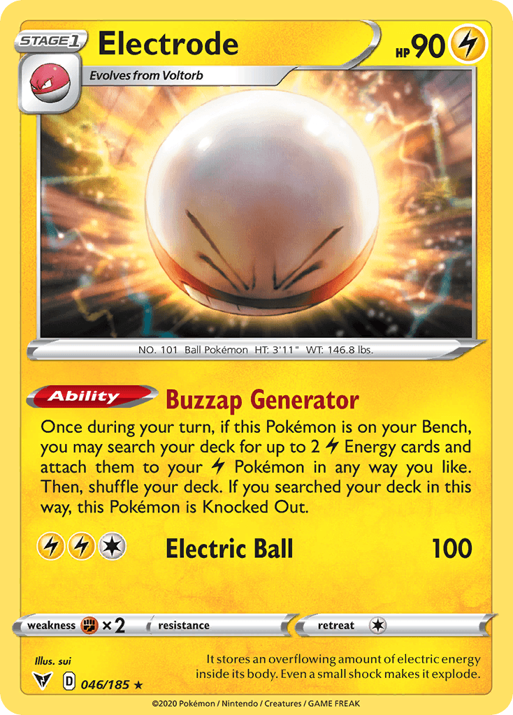 Electrode Vivid Voltage card