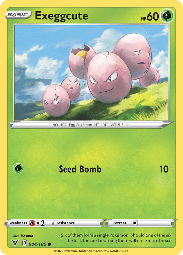 Exeggcute Vivid Voltage card