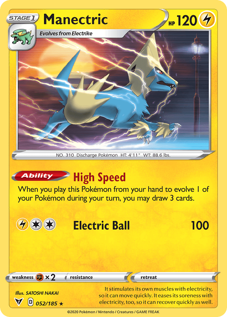 Manectric Vivid Voltage card