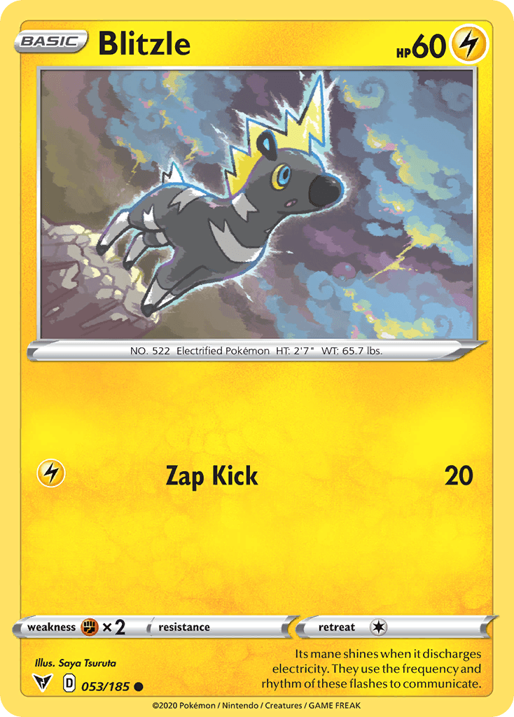 Blitzle Vivid Voltage card