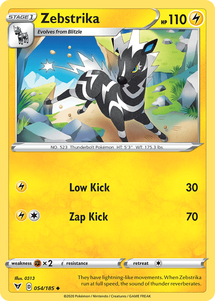 Zebstrika Vivid Voltage card
