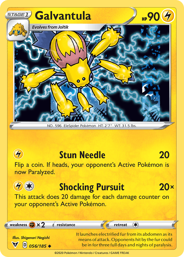 Galvantula Vivid Voltage card