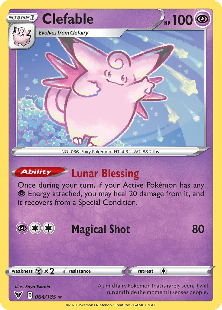 Clefable Vivid Voltage card