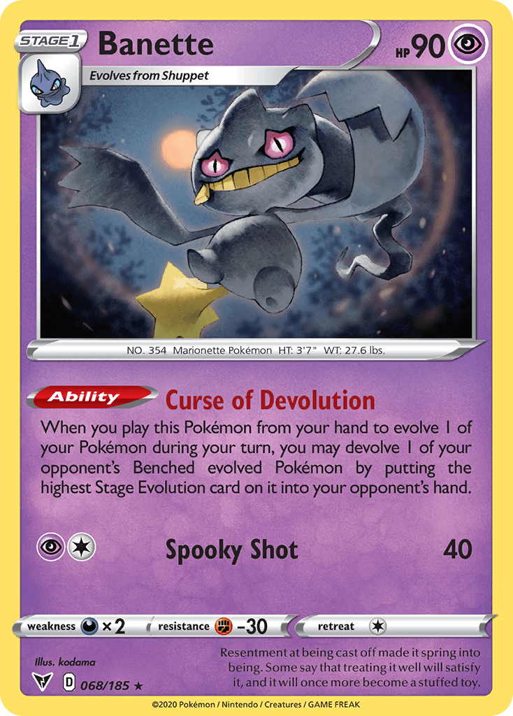 Banette Vivid Voltage card