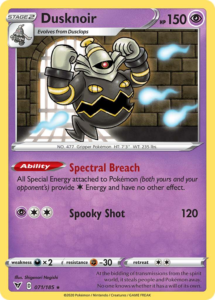 Dusknoir Vivid Voltage card