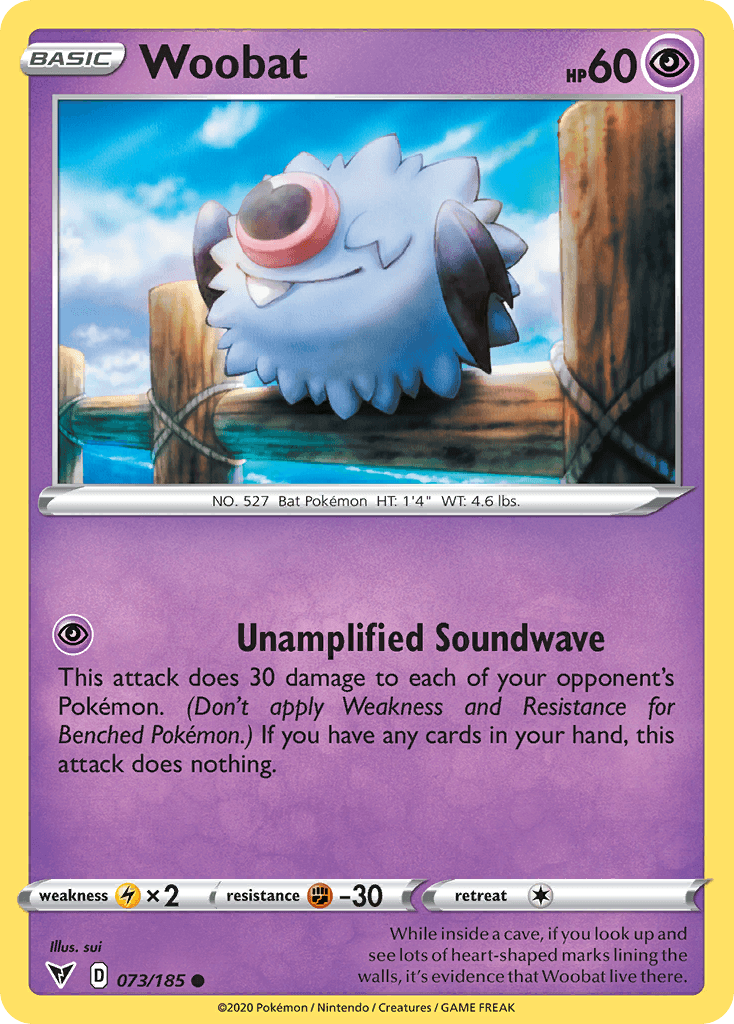 Woobat Vivid Voltage card